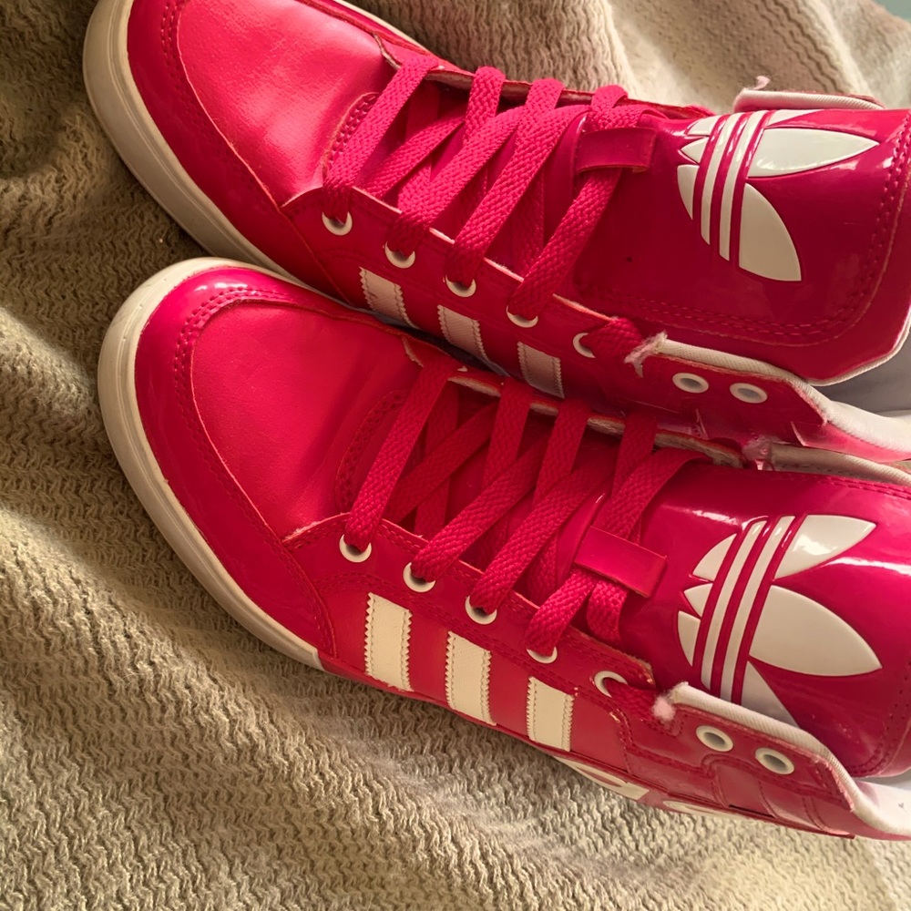 Girls adidas high tops